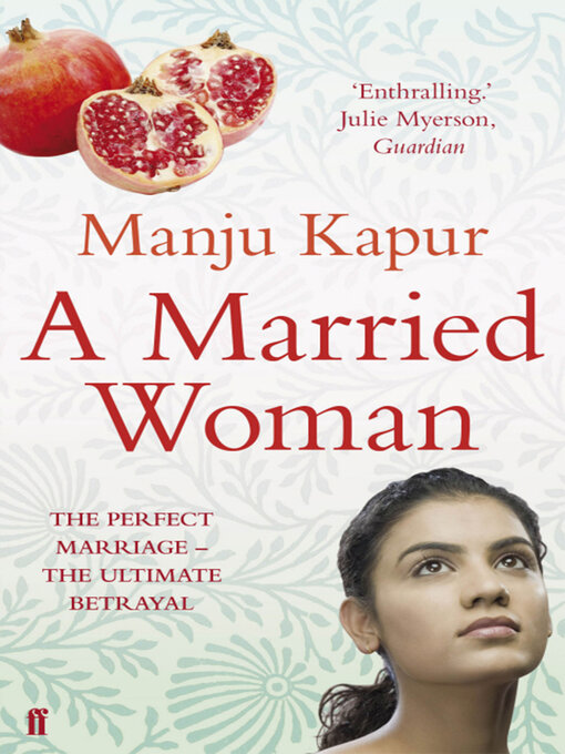 Title details for A Married Woman by Manju Kapur - Wait list